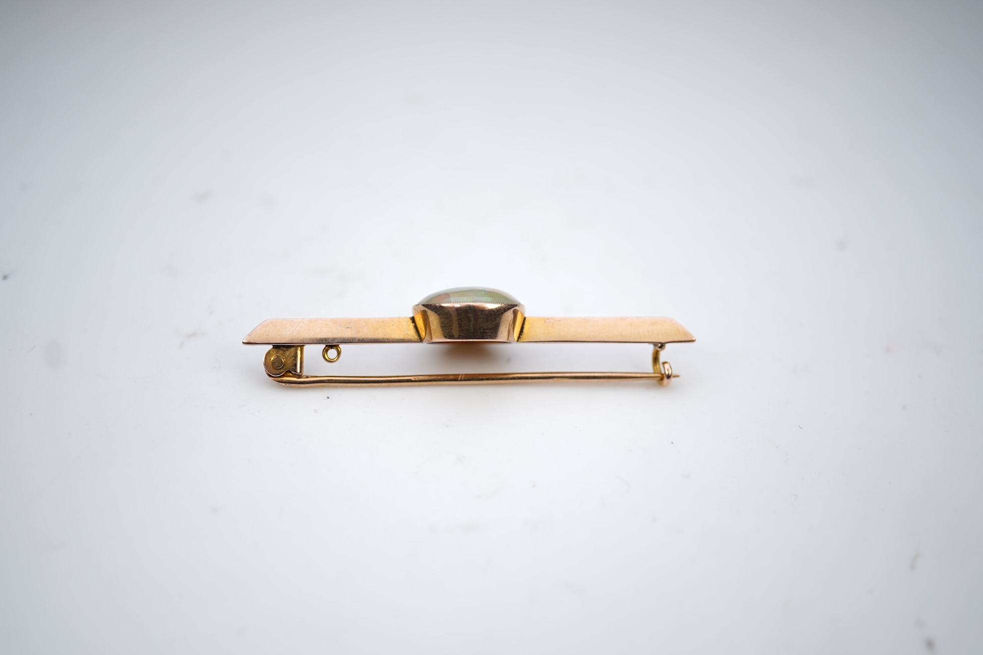 Two bar brooches, early 20th century